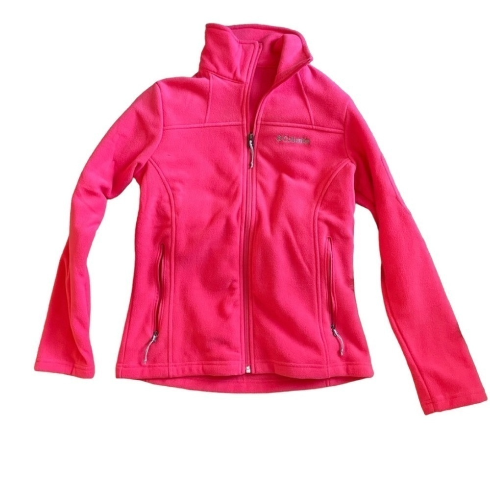 COLUMBIA | Pink Fleece Jacket | Size S